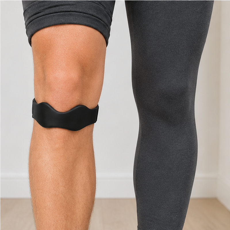 Sous un legging : visible sur une jambe, indecelable sur l autre